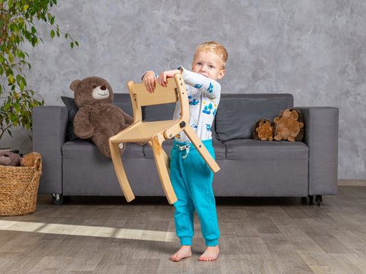 Convertible Step Stool & Chair 2in1, kids kitchen stool