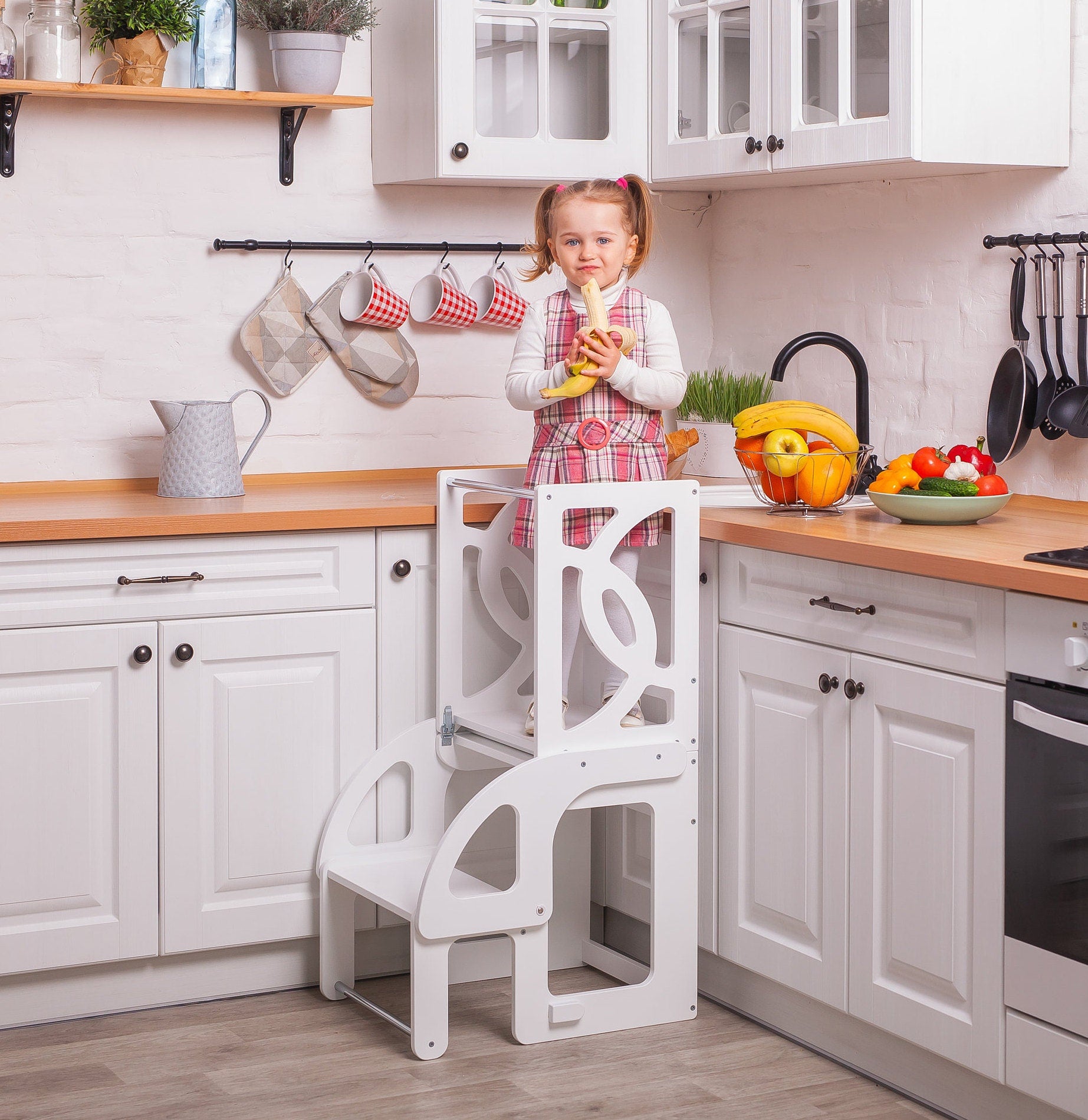 Double kitchen best sale helper stool