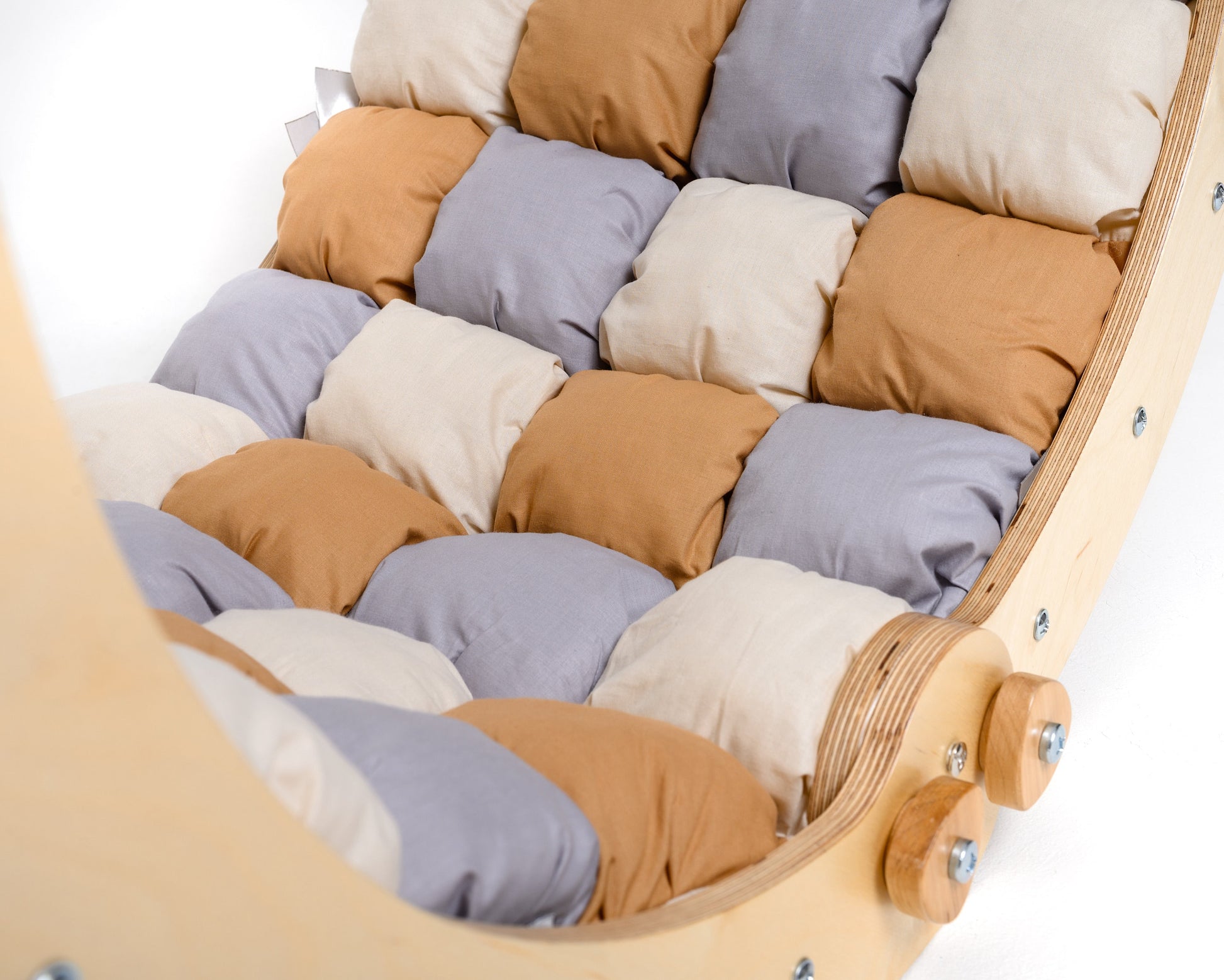 Foldable climbing Arch with mattress, Rock Ramp and slide