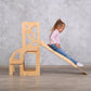 Convertible learning toddler tower table 2 in 1, kitchen helper stool