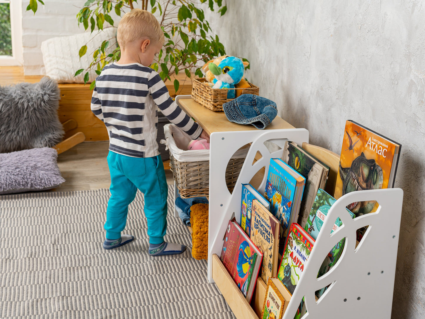 Montessori Bookshelf, montessori bookcase