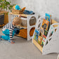 Set of Nursery furniture: Montessori Bookshelf & Montessori open shelf, montessori furniture set