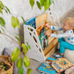 Large Montessori Bookshelf, toddler bookcase